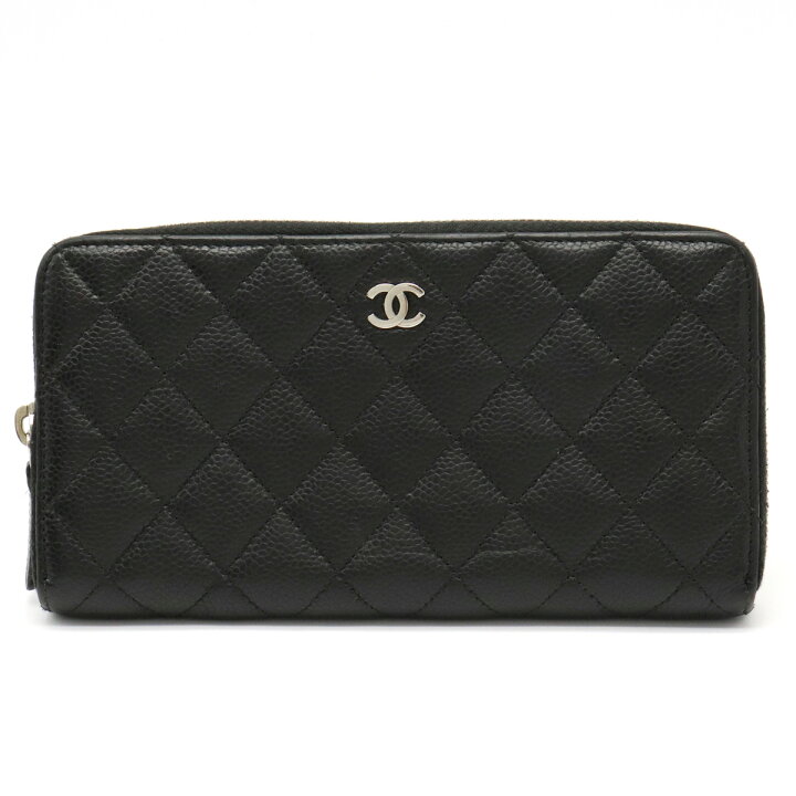 楽天市場】【財布】CHANEL シャネル マトラッセ キャビアスキン ココ 