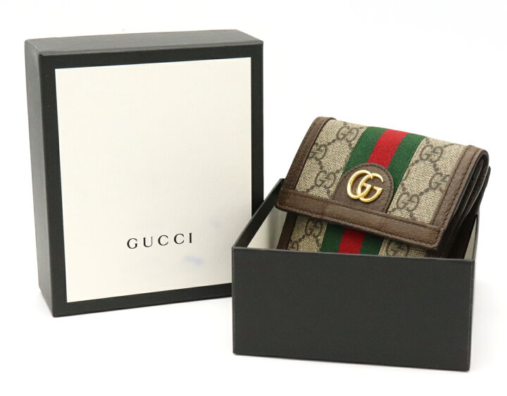 楽天市場】【財布】GUCCI グッチ GGスプリーム オフィディア フレンチ  