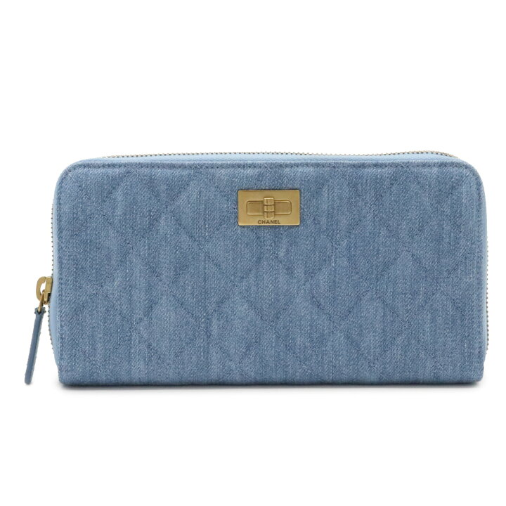 楽天市場】【未使用品】【財布】CHANEL シャネル 2.55 デニム ラウンド 
