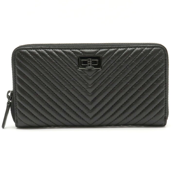 楽天市場】【未使用品】【財布】CHANEL シャネル シェブロン 2.55 V  