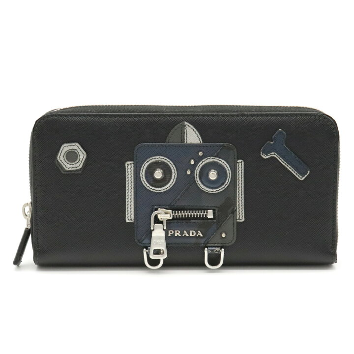 楽天市場】【財布】PRADA プラダ ロボット モチーフ ラウンド 