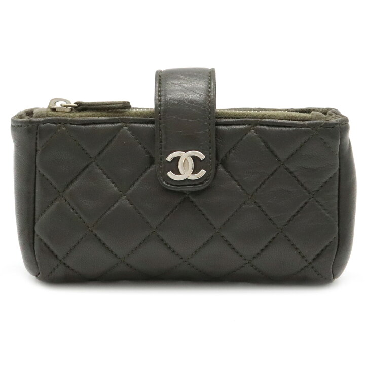 楽天市場】CHANEL シャネル マトラッセ ココマーク ケイタイポーチ 