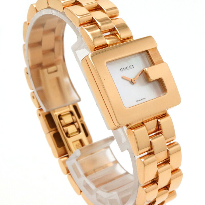 楽天市場】【ウォッチ】GUCCI グッチ Gモチーフ Gロゴ ホワイトシェル  