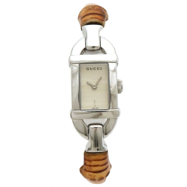 楽天市場】【ウォッチ】GUCCI グッチ バングル シルバー文字盤  