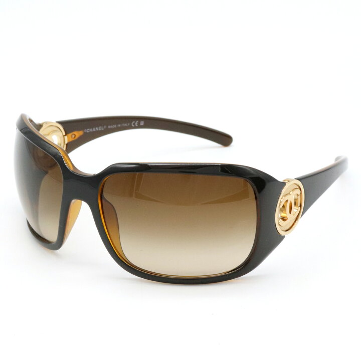楽天市場】CHANEL シャネル ココマーク サングラス ブラウンスモーク  