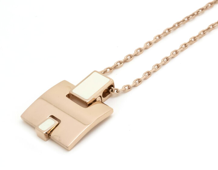楽天市場】【ジュエリー】HERMES エルメス アイリーン Hネックレス H 