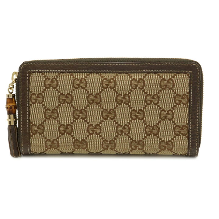 楽天市場】【財布】GUCCI グッチ GGキャンバス ラウンドファスナー 長  