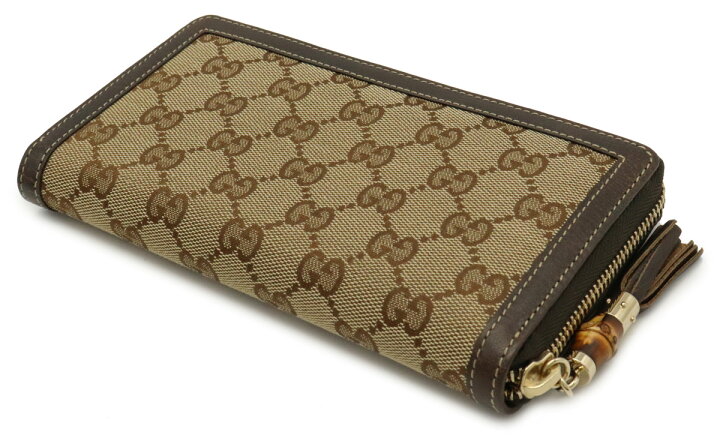 楽天市場】【財布】GUCCI グッチ GGキャンバス ラウンドファスナー 長  