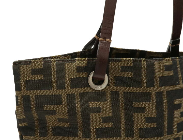 楽天市場】【バッグ】FENDI フェンディ ズッカ柄 トートバッグ ミニ 