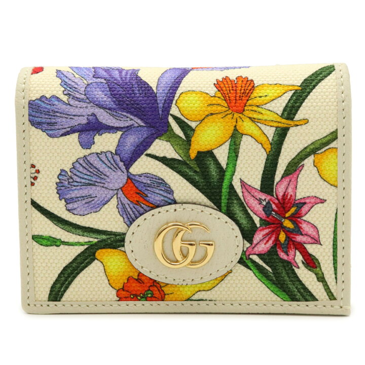楽天市場】【新品未使用品】【財布】GUCCI グッチ フローラ コンパクト  