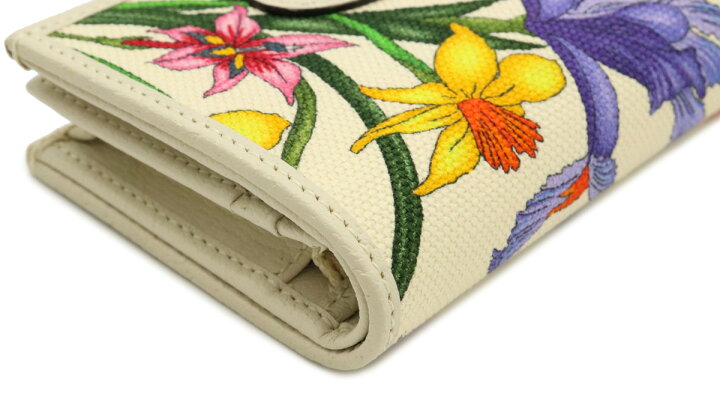 楽天市場】【新品未使用品】【財布】GUCCI グッチ フローラ コンパクト  