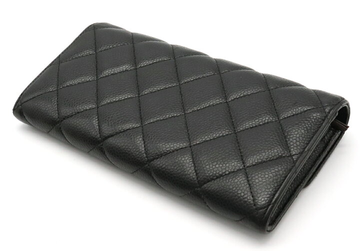 楽天市場】【財布】CHANEL シャネル マトラッセ キャビアスキン ココ  