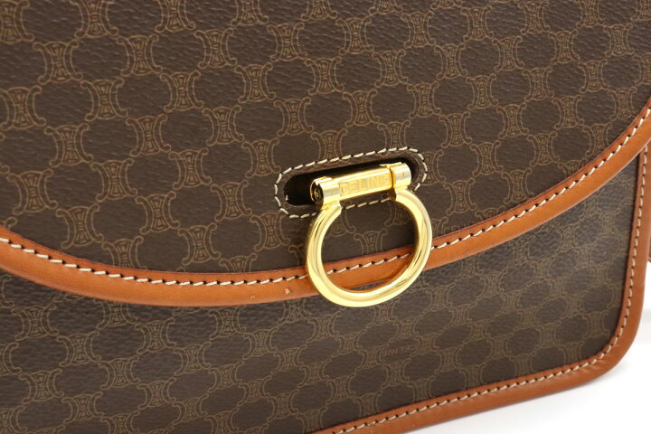 楽天市場】【バッグ】CELINE セリーヌ マカダム柄 ショルダーバッグ 