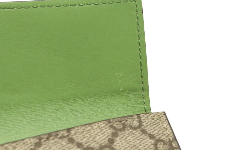 楽天市場】【財布】GUCCI グッチ GGスプリーム 2つ折長財布 二つ折り W 