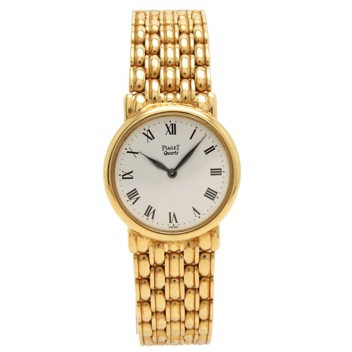 楽天市場】【ウォッチ】PIAGET ピアジェ ホワイト文字盤 K18YG 750YG 