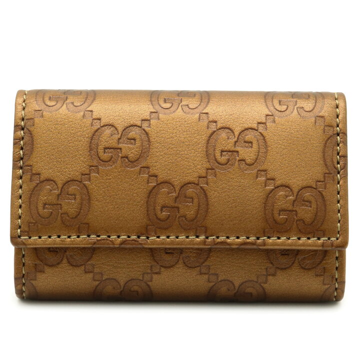 楽天市場】【未使用品】GUCCI グッチ グッチシマ 6連キーケース レザー  