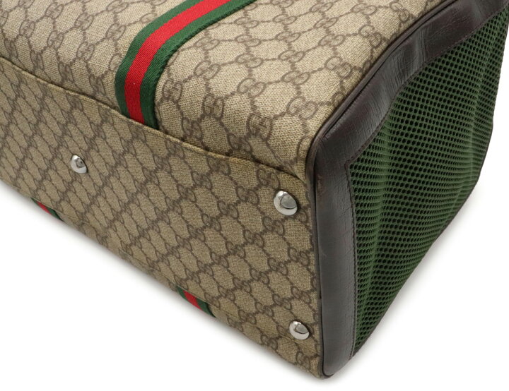 楽天市場】【バッグ】GUCCI グッチ GGスプリーム ドッグキャリア  