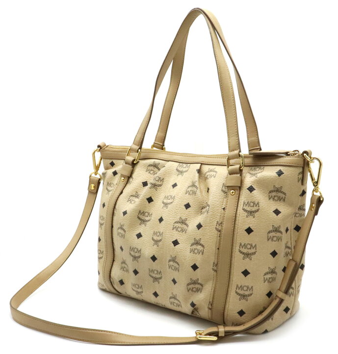 楽天市場】【バッグ】MCM エムシーエム ロゴグラム トートバッグ 2WAY 