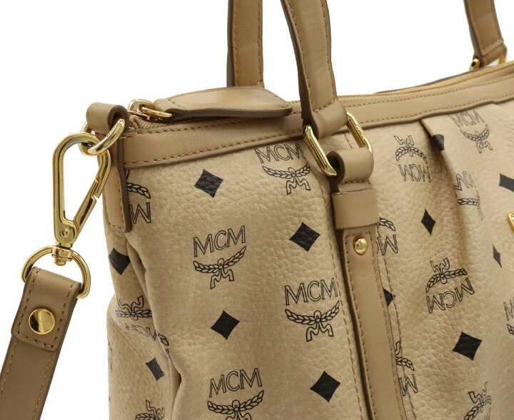 楽天市場】【バッグ】MCM エムシーエム ロゴグラム トートバッグ 2WAY 