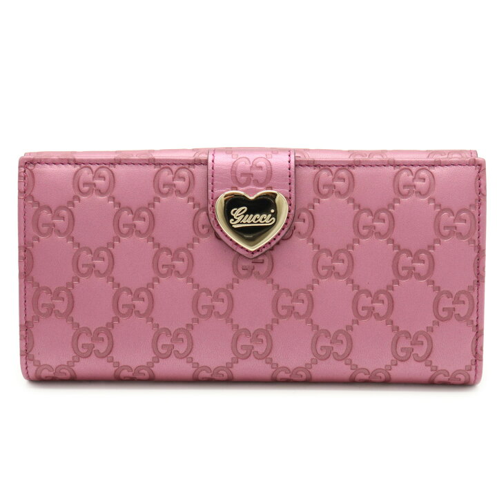 楽天市場】【財布】GUCCI グッチ グッチシマ ハート 2つ折長財布 二  