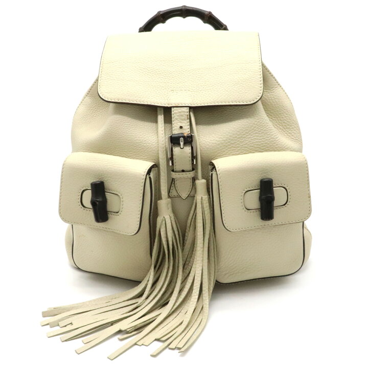 楽天市場】【バッグ】GUCCI グッチ バンブー リュックサック バック  