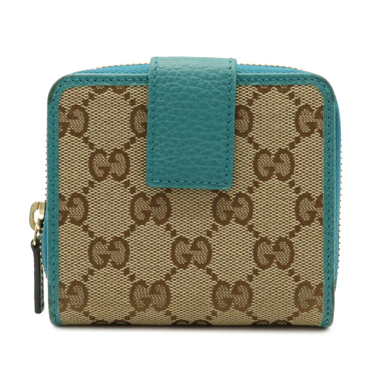 楽天市場】【財布】GUCCI グッチ GGキャンバス コンパクトジップ 2つ折  