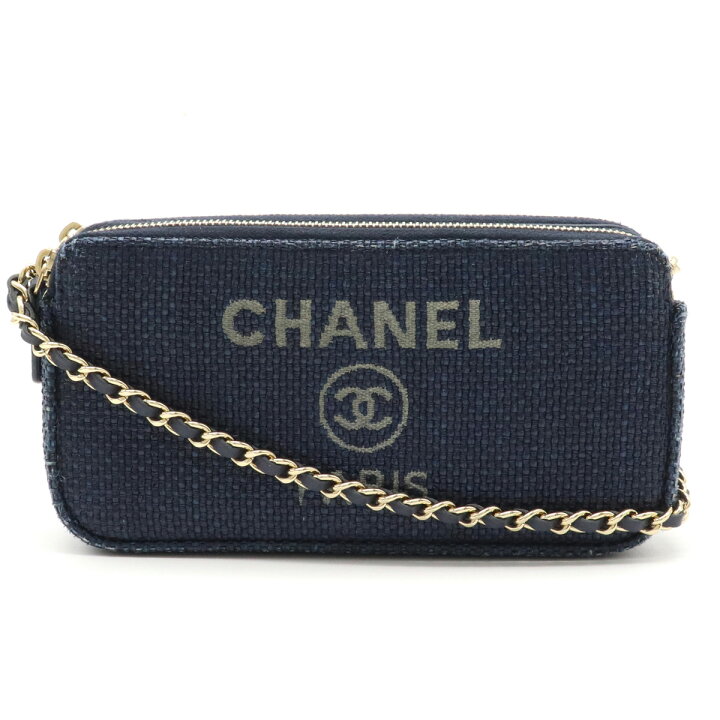 楽天市場】【財布】CHANEL シャネル ドーヴィルライン チェーン 