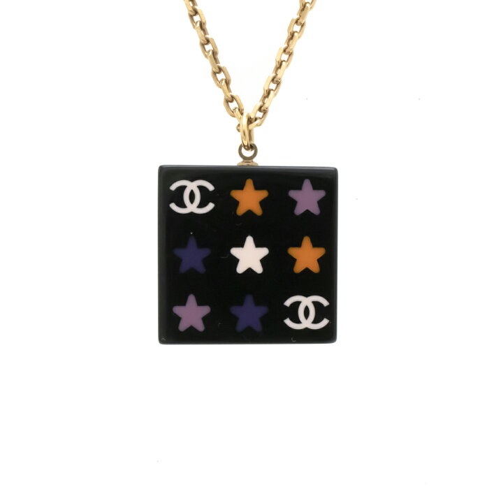 楽天市場】【ジュエリー】CHANEL シャネル プレート スター 星 ロゴ 