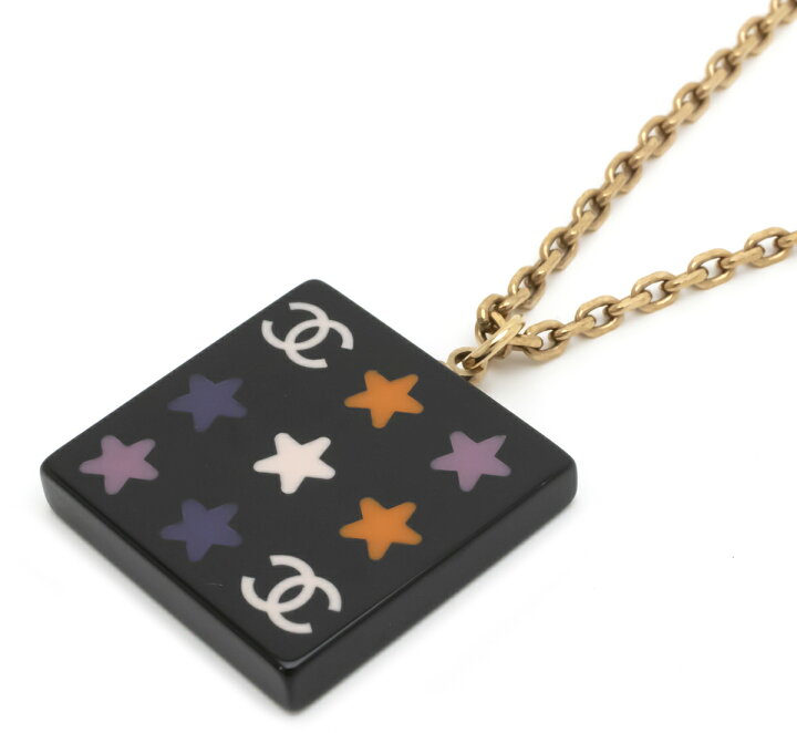 楽天市場】【ジュエリー】CHANEL シャネル プレート スター 星 ロゴ 