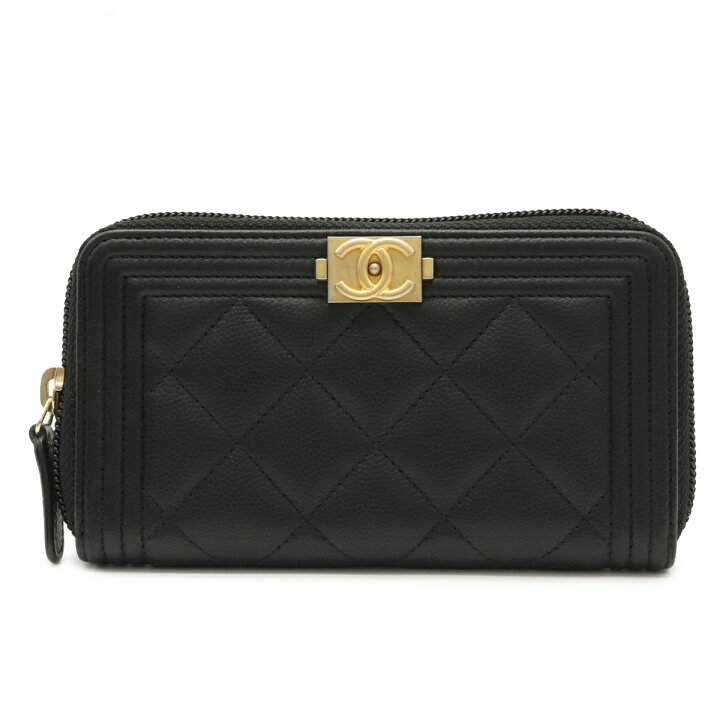 楽天市場】【財布】CHANEL シャネル ボーイシャネル マトラッセ ココ 