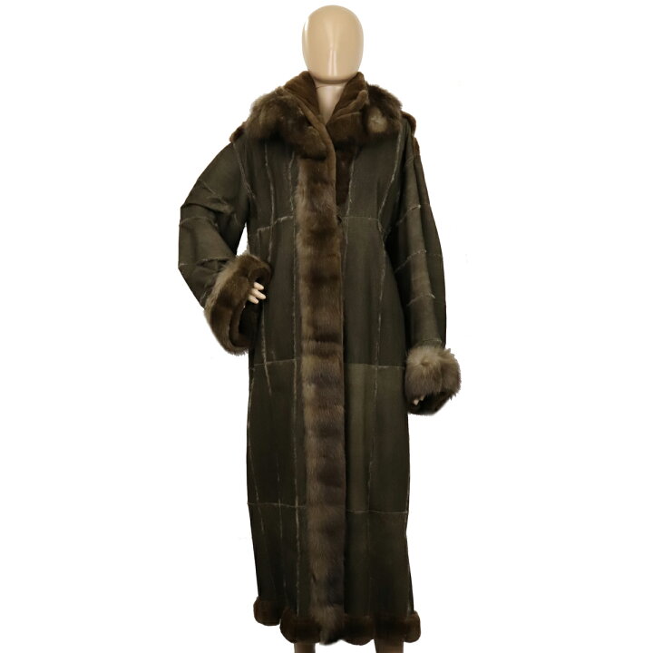 楽天市場】【アパレル】FENDI フェンディ ミンク ロング コート  