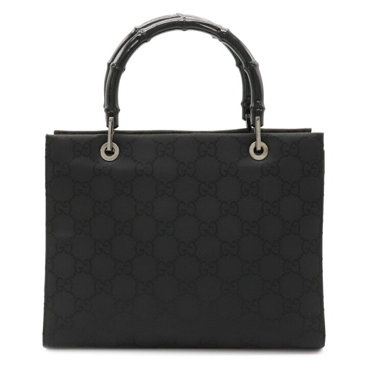 楽天市場】【バッグ】GUCCI グッチ GGナイロン バンブー ハンドバッグ 
