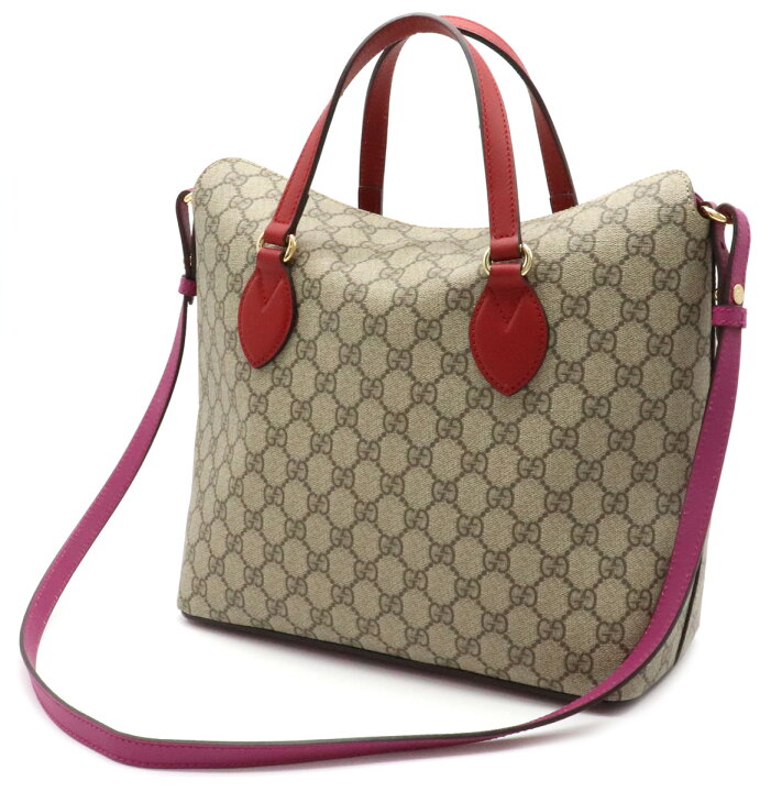 楽天市場】GUCCI グッチ GGスプリーム トートバッグ ハンドバッグ 2WAY  