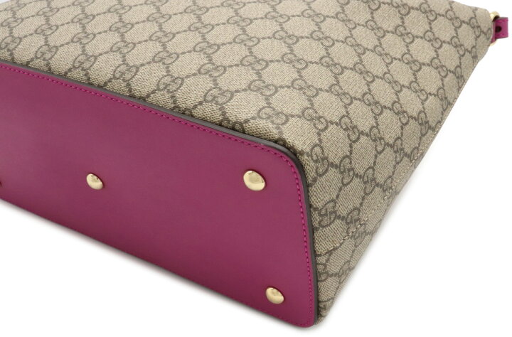 楽天市場】GUCCI グッチ GGスプリーム トートバッグ ハンドバッグ 2WAY  