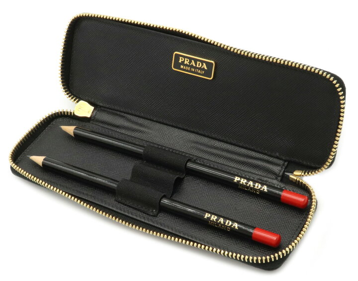 楽天市場】PRADA プラダ SAFFIANO WRITIN サフィアーノ ポーチ ペン 