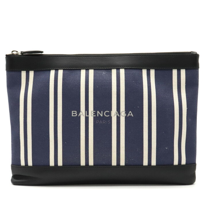 楽天市場】【バッグ】BALENCIAGA バレンシアガ ネイビー クリップ M 