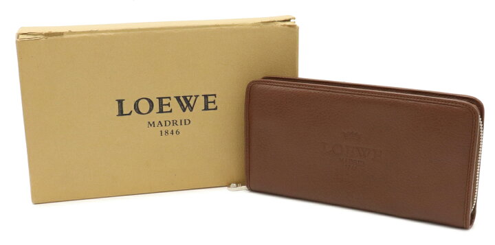 楽天市場】【未使用品】【財布】LOEWE ロエベ ヘリテージ ロゴ ジップ  