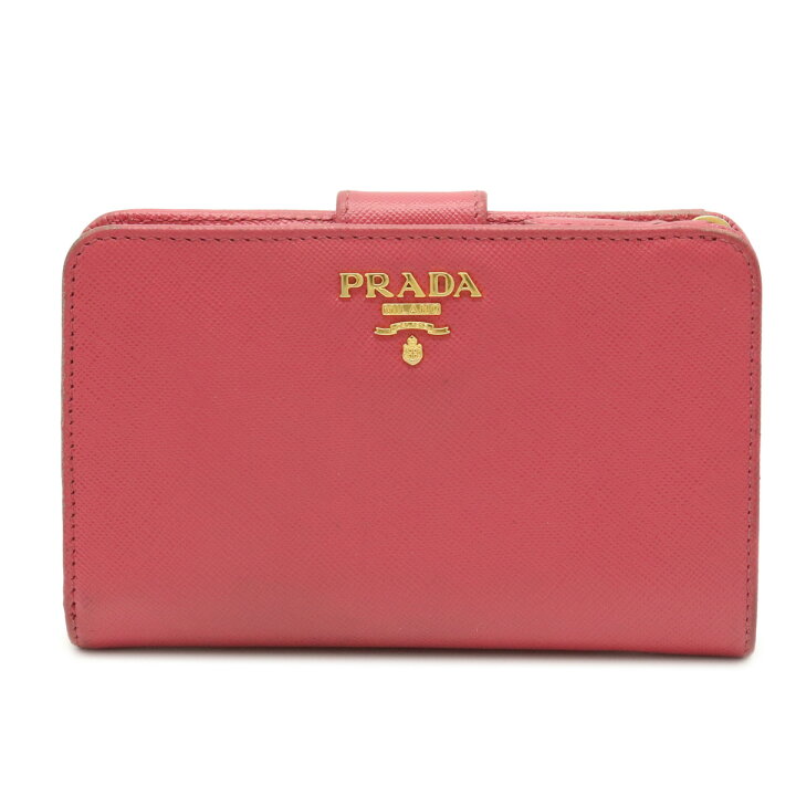 楽天市場】【財布】PRADA プラダ SAFFIANO L字ファスナー 2つ折財布 二  