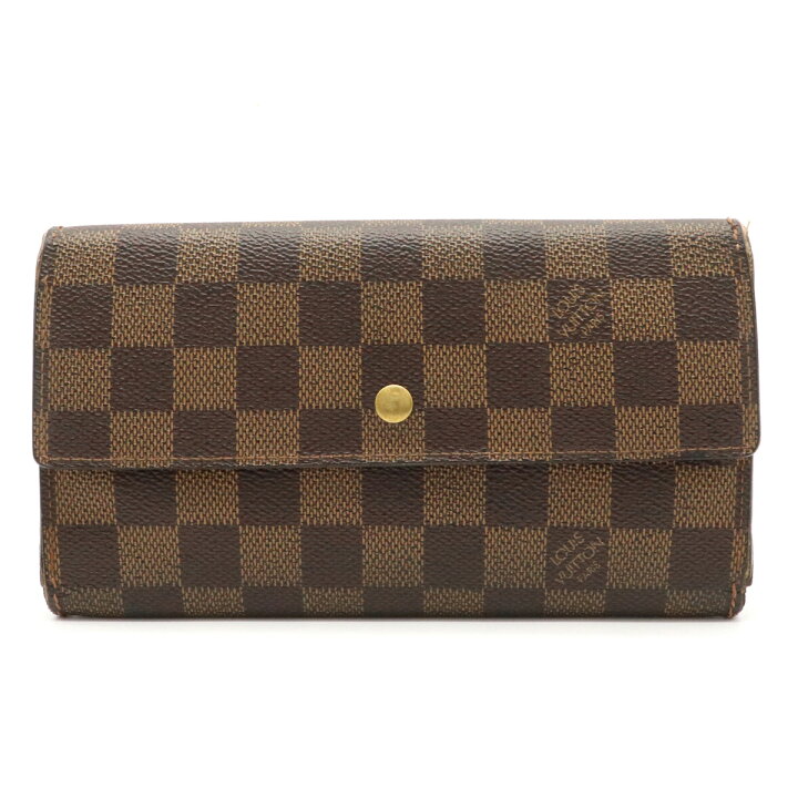 楽天市場】【財布】LOUIS VUITTON ルイ ヴィトン ダミエ ポルト 