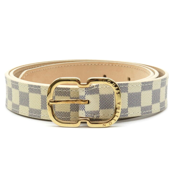 楽天市場】LOUIS VUITTON ルイ ヴィトン ダミエアズール サンチュール  