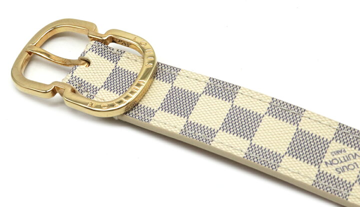 楽天市場】LOUIS VUITTON ルイ ヴィトン ダミエアズール サンチュール  