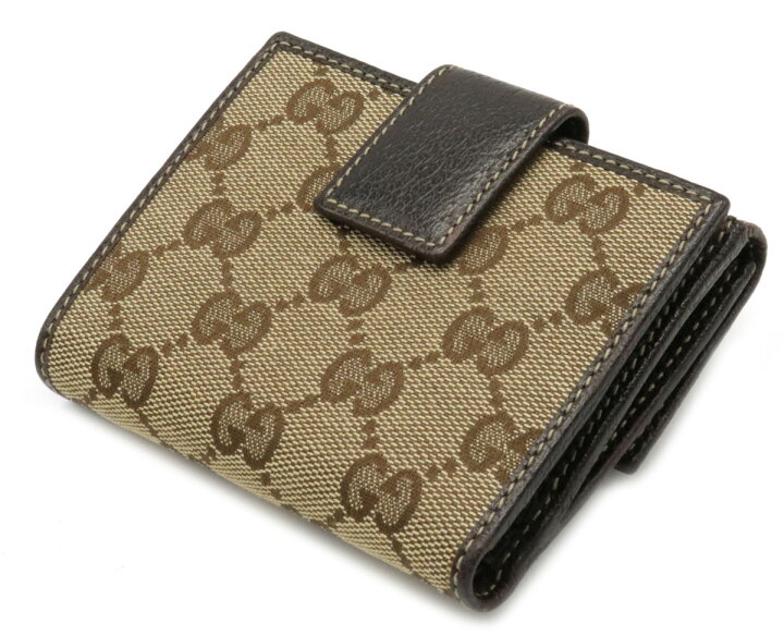 楽天市場】【財布】GUCCI グッチ GGキャンバス プリンシー Wホック財布 