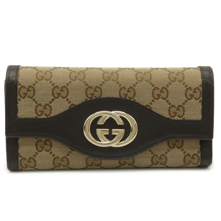 楽天市場】【財布】GUCCI グッチ GGキャンバス インターロッキングG  