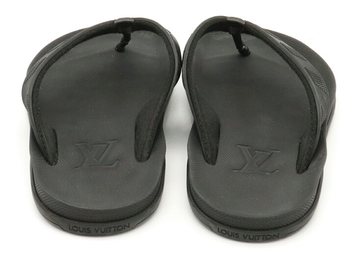 楽天市場】LOUIS VUITTON ルイ ヴィトン ダミエ ビーチサンダル ラバー  