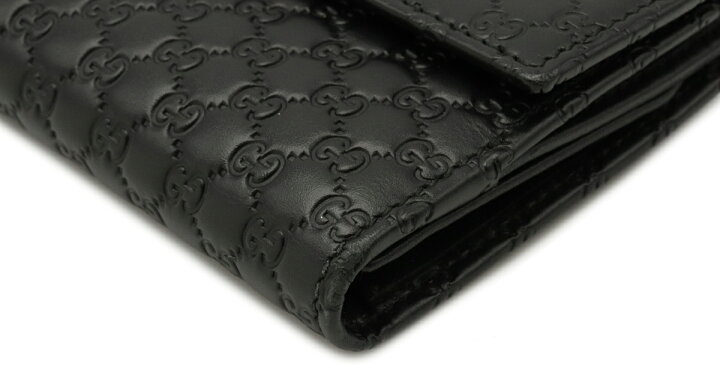 楽天市場】【財布】GUCCI グッチ マイクログッチシマ 2つ折長財布 二  