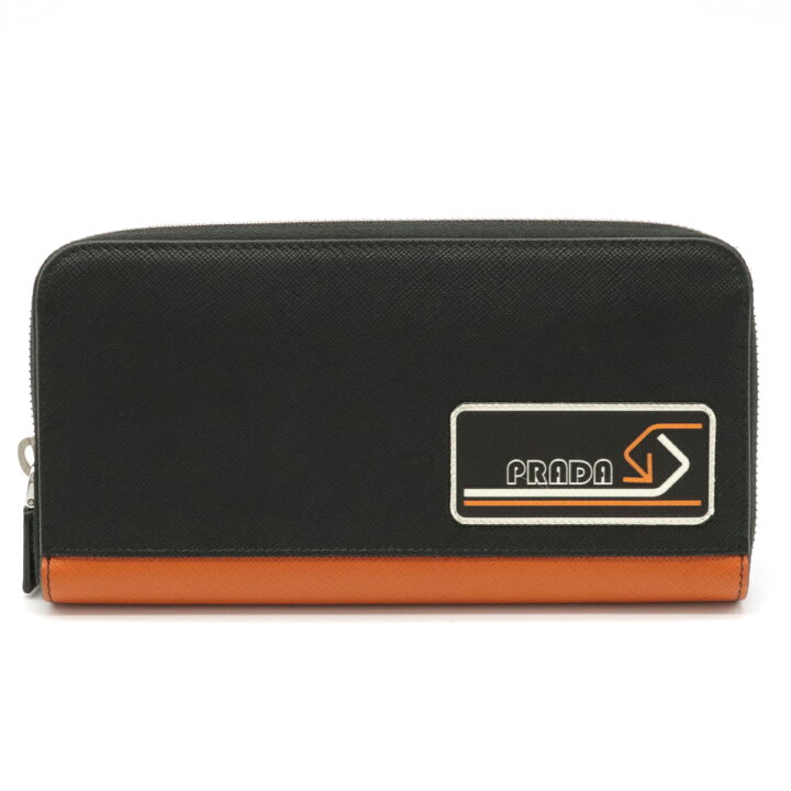 楽天市場】【財布】PRADA プラダ サフィアーノ パッチ ラウンド  