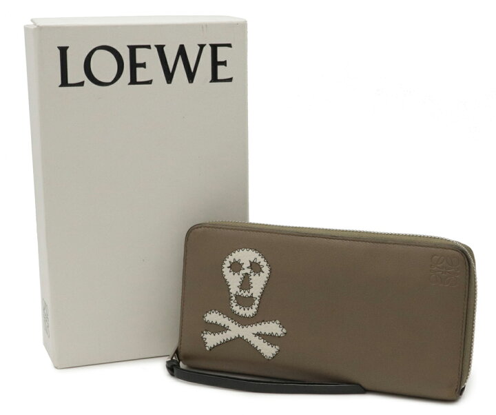 楽天市場】【財布】LOEWE ロエベ スカルモチーフ ジップアラウンド  