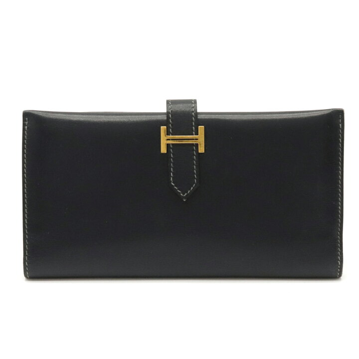 楽天市場】【財布】HERMES エルメス ベアン 2つ折長財布 二つ折り長  