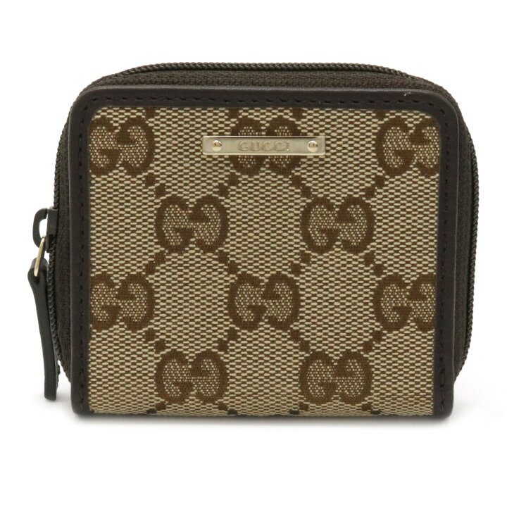 楽天市場】【財布】GUCCI グッチ GGキャンバス ラウンドファスナー 