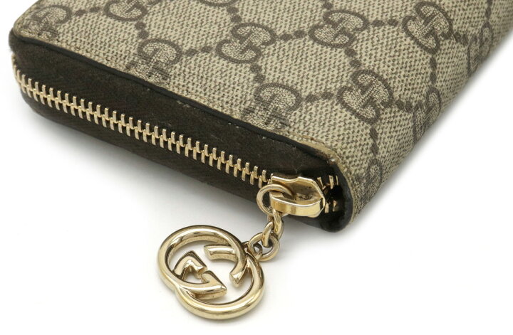 楽天市場】【財布】GUCCI グッチ GGスプリーム インターロッキングG  